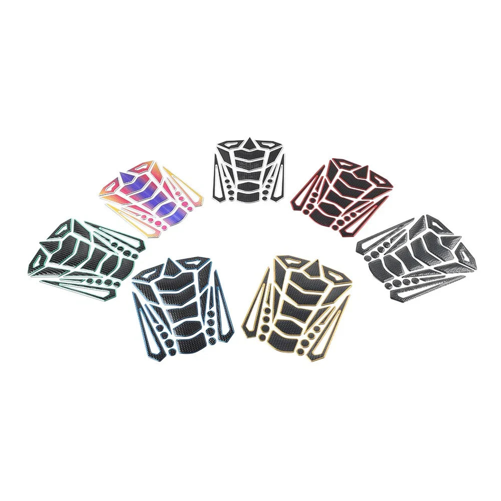 Motorcycle Oil Fuel Tank Pad Cover Guard Protector Decal Sticker Grip