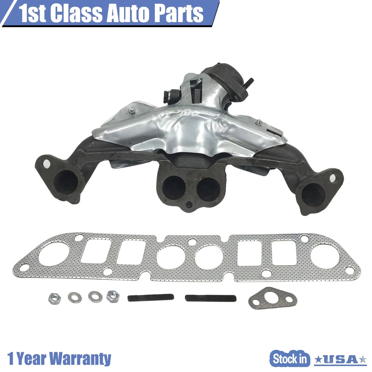 Exhaust Manifold with Gasket Kit for Dodge Dakota Jeep Cherokee (1983–2002)
