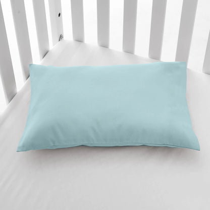 Zippered Toddler Pillowcases for Home (13x18 Inch, Blue Coral)