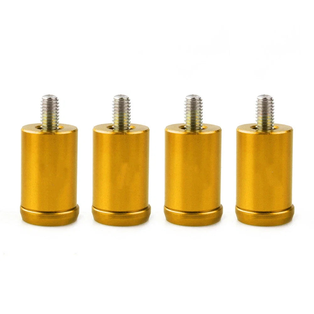Set of 4 Alloy Billet Hood Vent Spacer Risers for Turbo Engine Swap