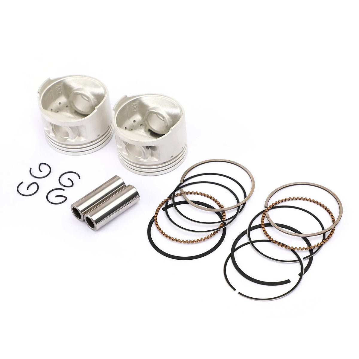 Piston Kit & Rings Set +.25 49.25mm for Yamaha Virago V Star XV250 SRV 250 (1988–2018)