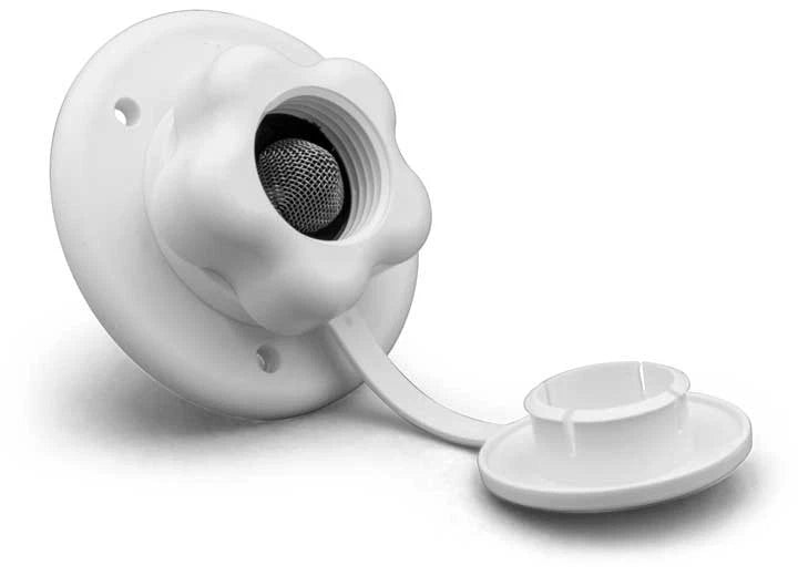 City Water Fill with Plastic Check Valve for B&B Molders (Polar White)