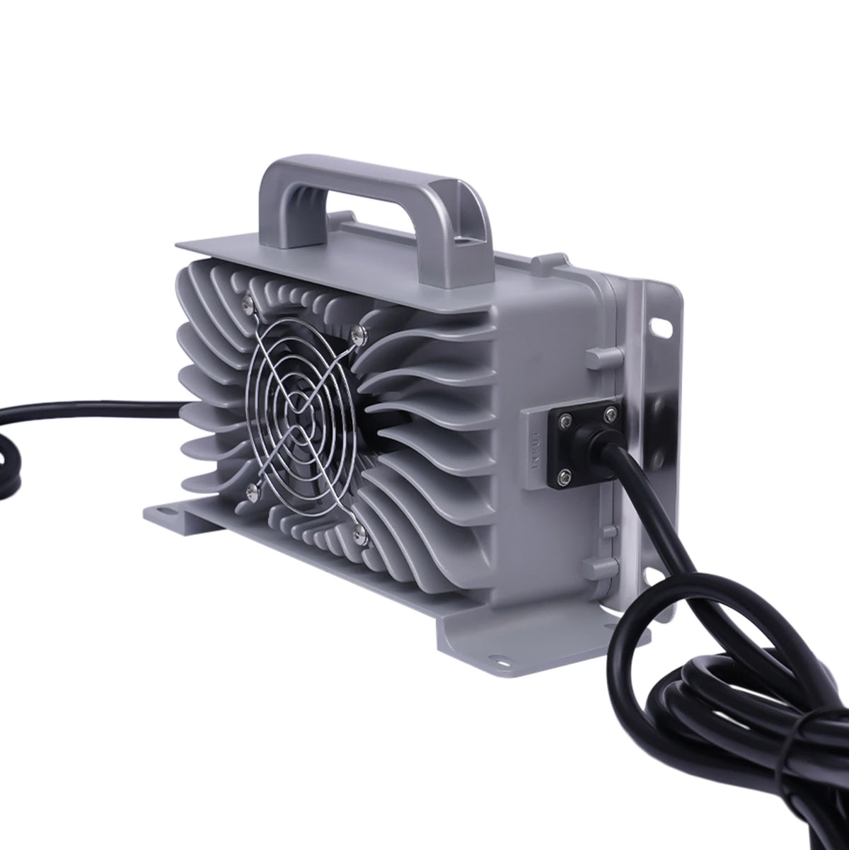 48V 15A Battery Charger for Club Car Golf Cart (Round 3 Pin Plug, Waterproof)