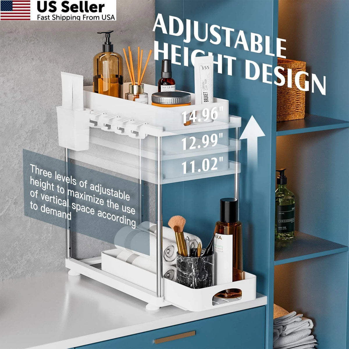 2X Under Sink Organizers for Home Storage (2023–2023)
