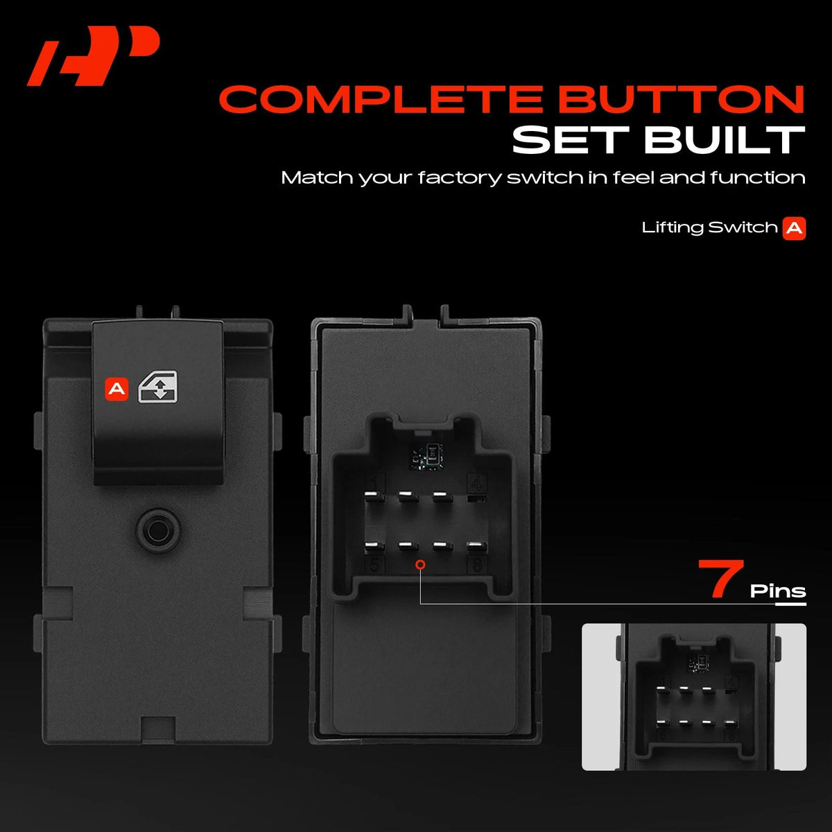 Power Window Switch for Chevy Equinox/Cruze (2010–2017) DWS1274