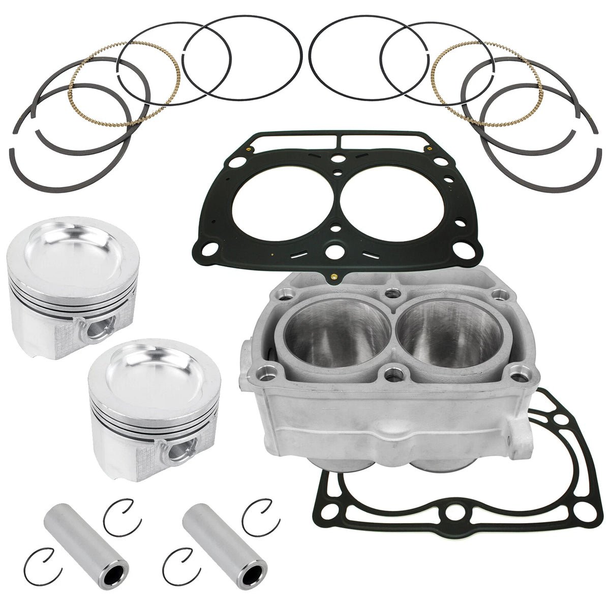 Cylinder and Piston Ring Kit Gasket for Polaris Sportsman 800 EFI (2005–2010) CY101AA2001