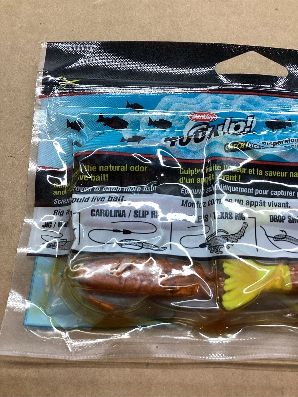 Gulp! 3” Saltwater Shrimp Lures for Berkley GSSHR3-NPCH (New Old Stock)