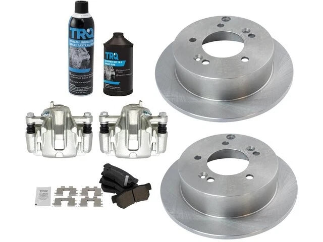 Set of 4 Brake Pads and Rotors for Kia Optima (2006–2010) 52389JSYK