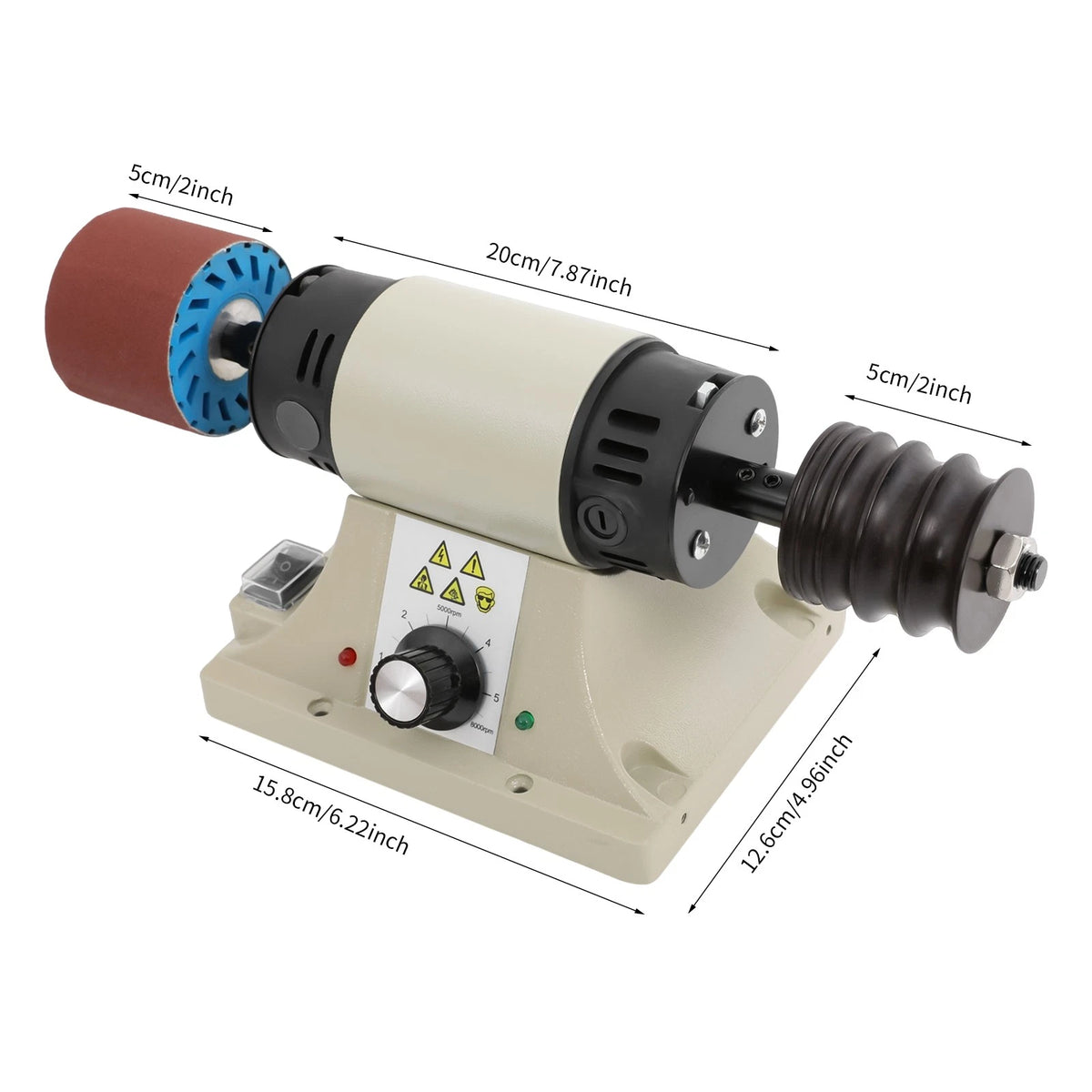 Electric Leather Polishing Machine for Leather Edge Grinding (8000RPM)