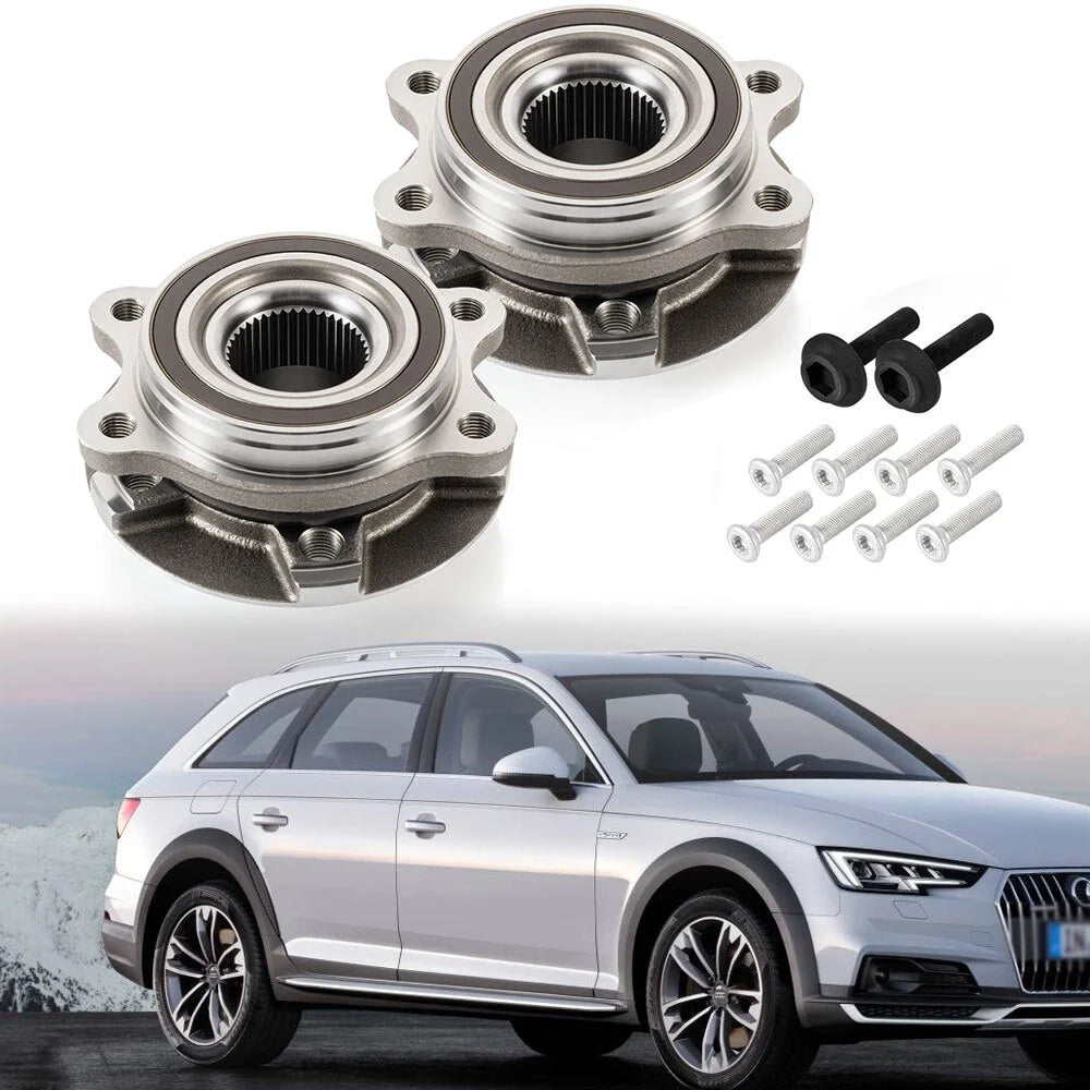 Front Wheel Bearing and Hub Assembly for Audi A4 A5 Q5 S5 (2009–2016) Repl#513301