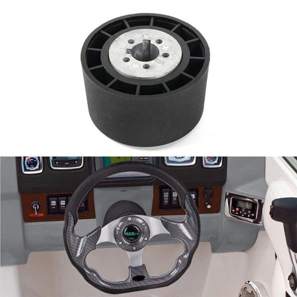 12.5" Marine Boat Steering Wheel with 3/4" Axle Hub Adapter (Keyway)