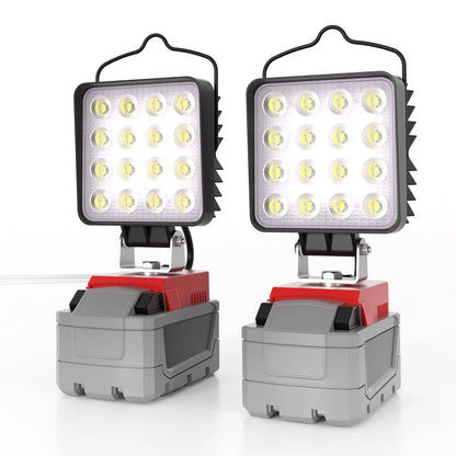 2X Cordless LED Work Light for Milwaukee M18 18V Battery