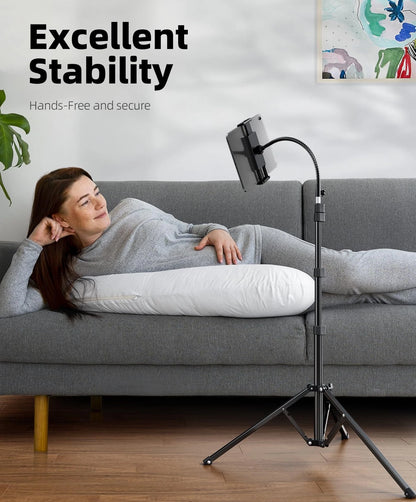 82" Heavy Duty Tablet Tripod Stand for Universal Use