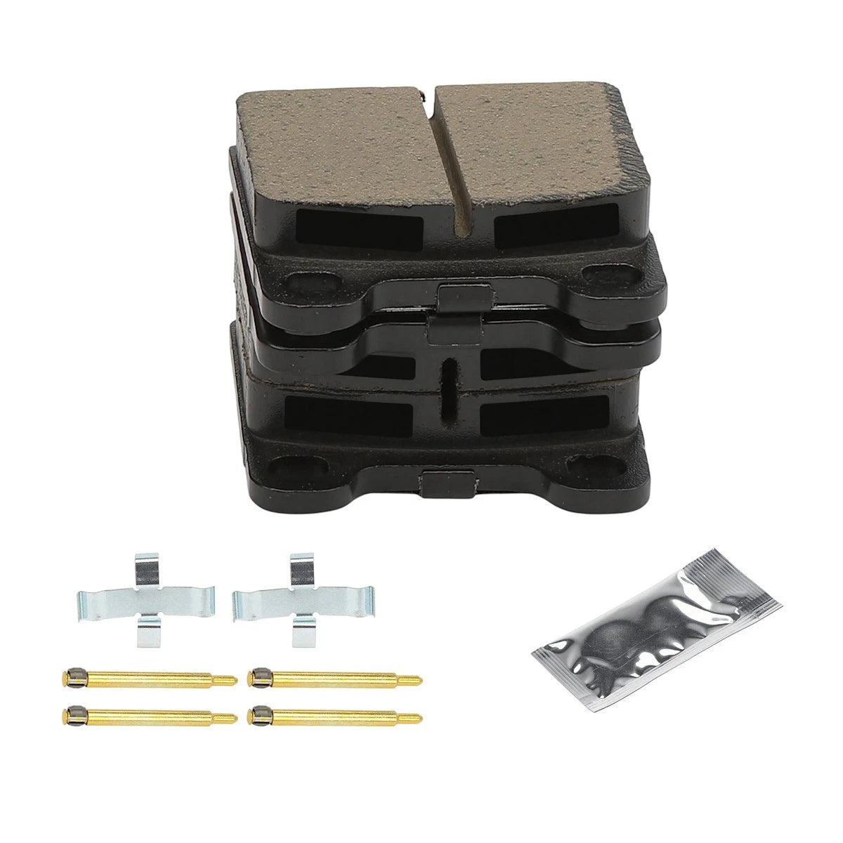 2X Brake Pad Set Rear for MB Mercedes 420 280 Volvo C70 V70 S90 V90 (2004) - 17983468, D31, PF7255M, PF736M, PF7422M