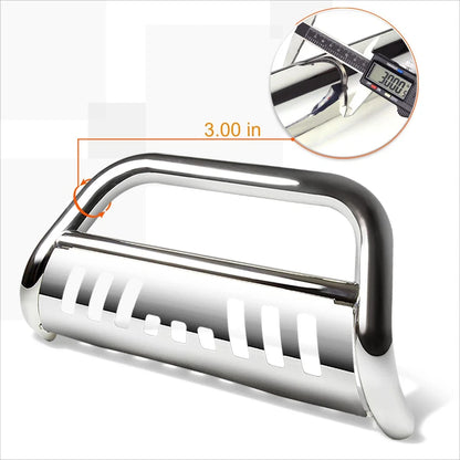 3" Tube Bull Bar Front Bumper Grille Guard Chrome for Honda Pilot/Ridgeline (2016–2017)