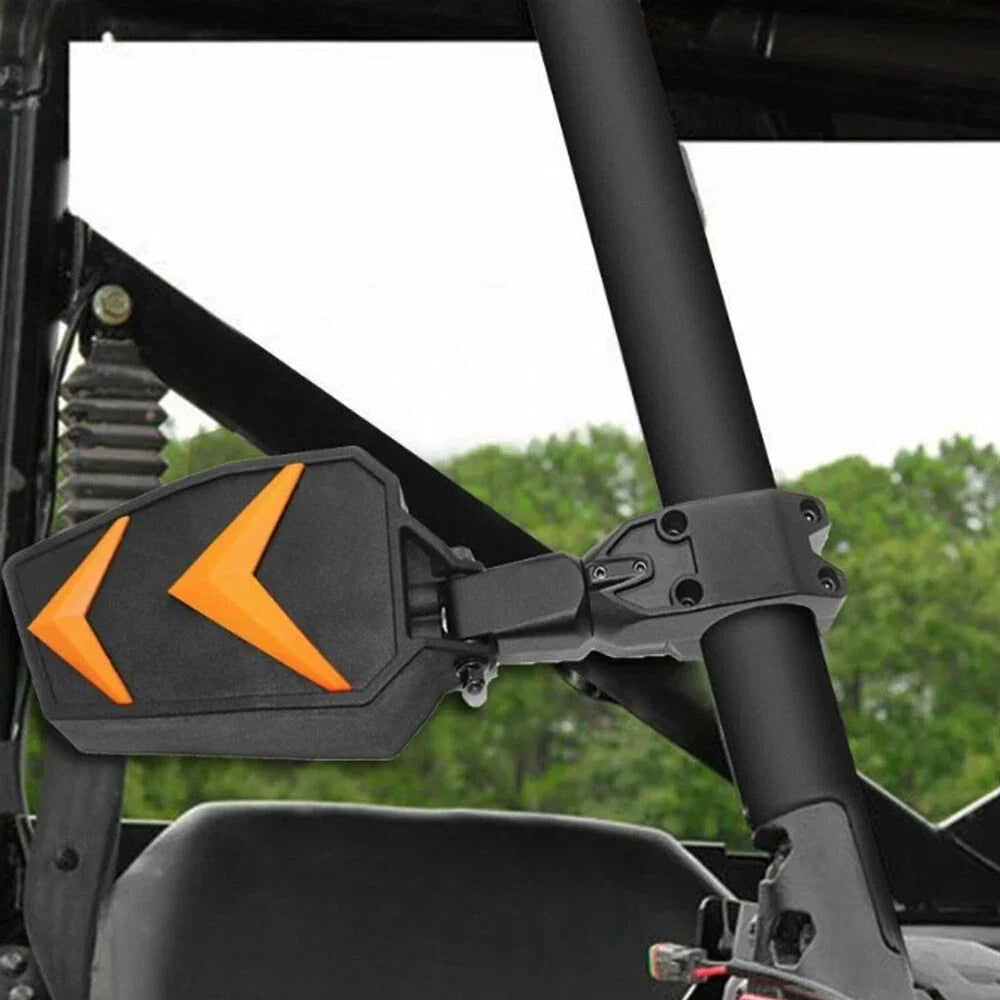 Side Rear View Mirrors for Polaris RZR, Yamaha YXZ1000R (1.75 Inch Bar)