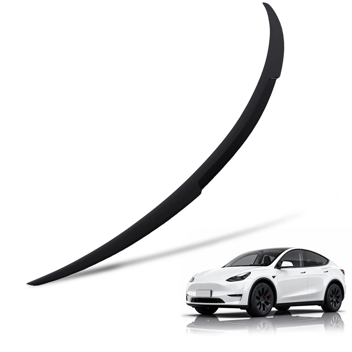 Black Rear Trunk Spoiler Wing Lip for Tesla Model Y (2020–2024) RTCI58
