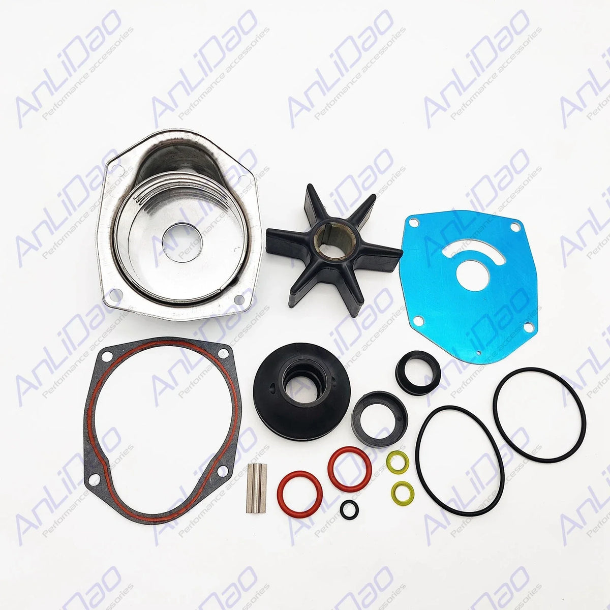 Water Pump Kit for Mercury Mariner (1996–2006) 817275Q05 817275A5 807929A1 96-221-10K