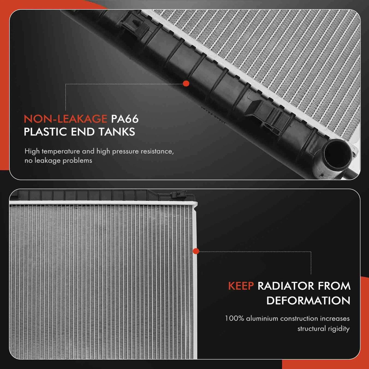 Radiator for Chevrolet Malibu Pontiac G6 Saturn (2006–2012)