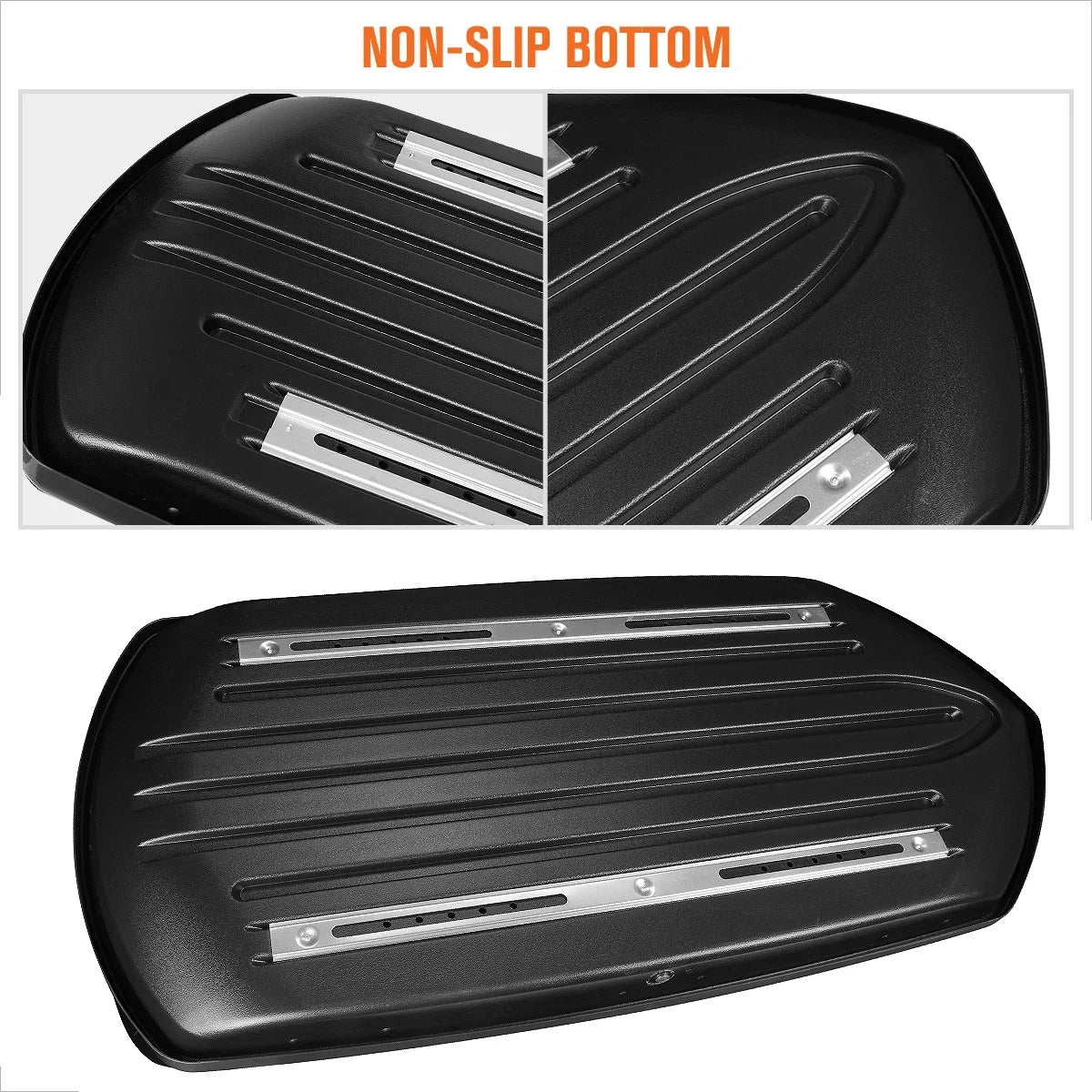 Aluminum Cross Bar Roof Rack for Mazda CX-5 (2017–2018) + Black Storage Box