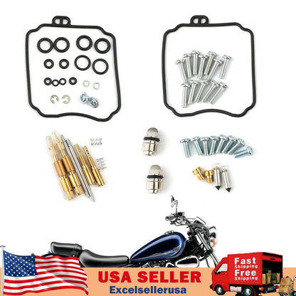 Carburetor Rebuild Kit for Yamaha XVS65A V-Star 650 Classic (1998–2005) M566-A105