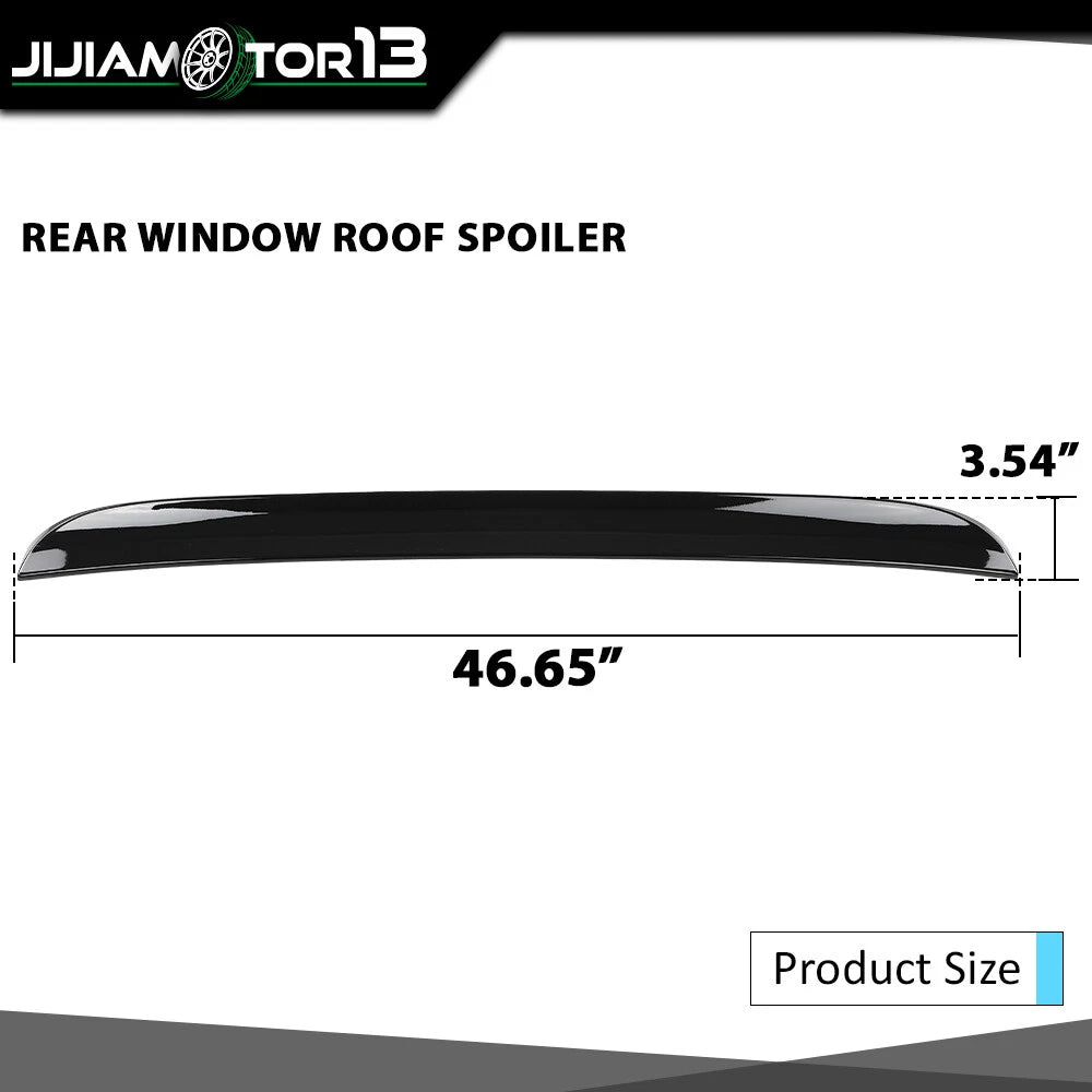 Gloss Black Duckbill Style Rear Window Roof Spoiler for Dodge Charger (2015–2024) J-02ESW3737DBK