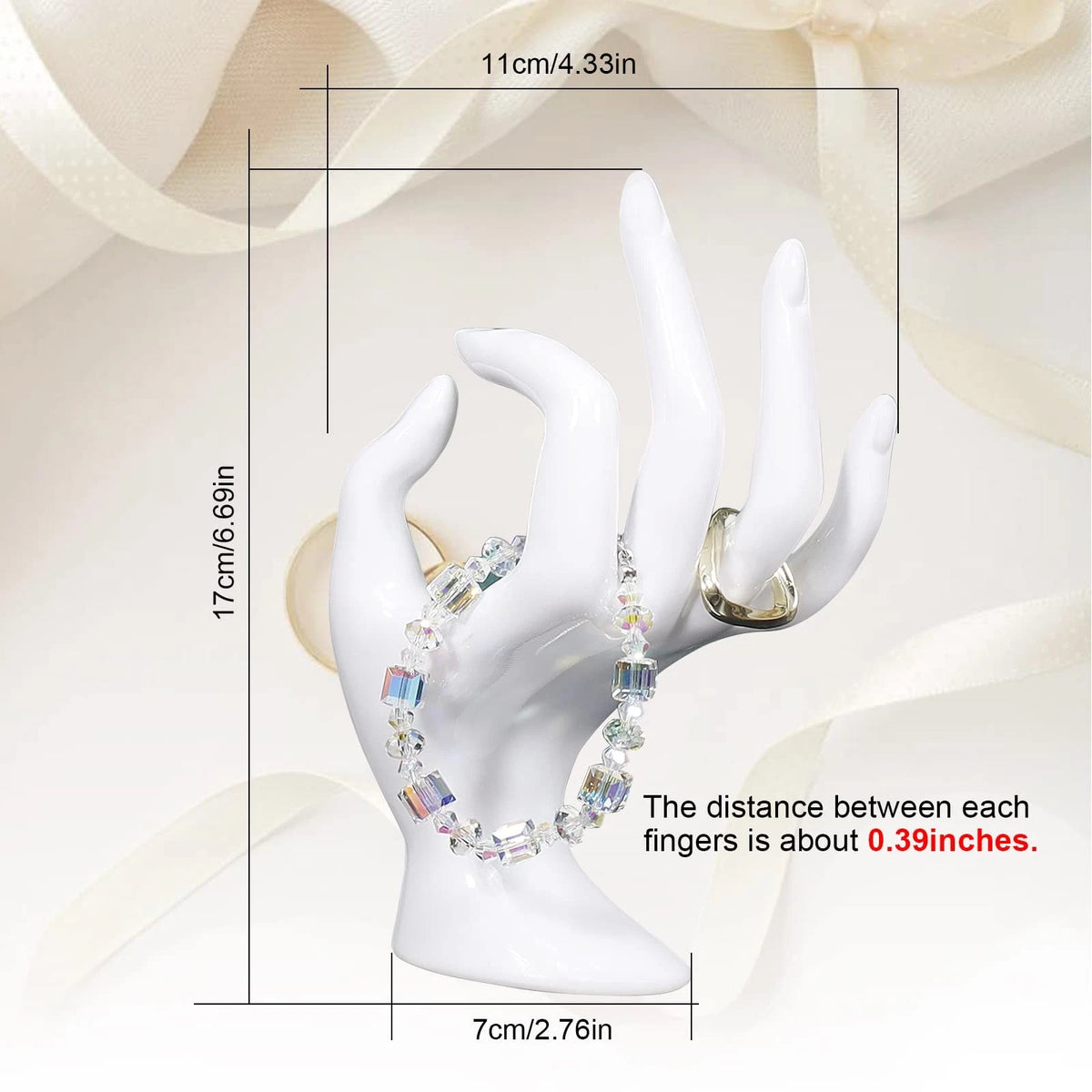 Jewelry Display Stand for DI QIU REN (6.69" H x 3.15" W)