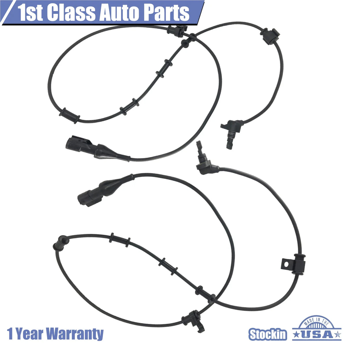 Set of 2 ABS Wheel Speed Sensors for Ford Expedition Navigator (2003–2006)
