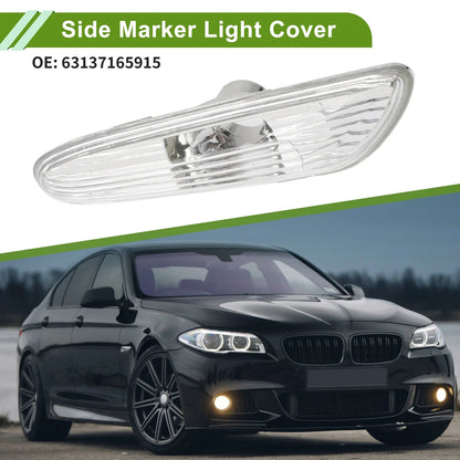 1 Pc Left Side Marker Light Cover for BMW 325i (2002–2006) 63137165915 White