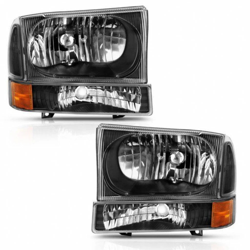 Crystal Headlight Set for Ford Excursion (2000–2004) TLX-anz111457-CL360A72