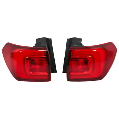 Set of 2 Tail Light Assembly for Acadia (2017–2019) Incandescent Chrome