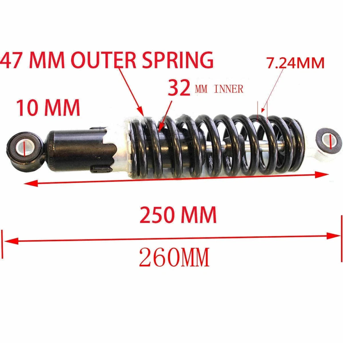 Rear Shock Absorber for Honda CRF50 (2004–2023)