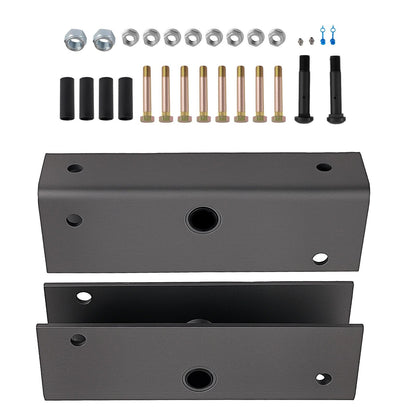 12" Steel Equalizer Hanger Kit for Dual Axle Trailer (2" Wide)