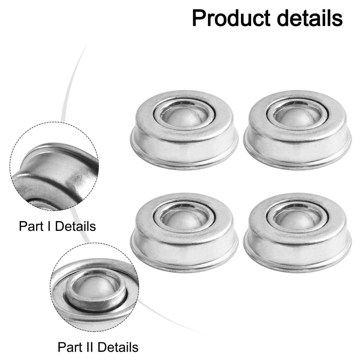 8 Pack Metal Wheel Bearings 12 7 x 28 6 x 11mm for Honda Lawn Mower