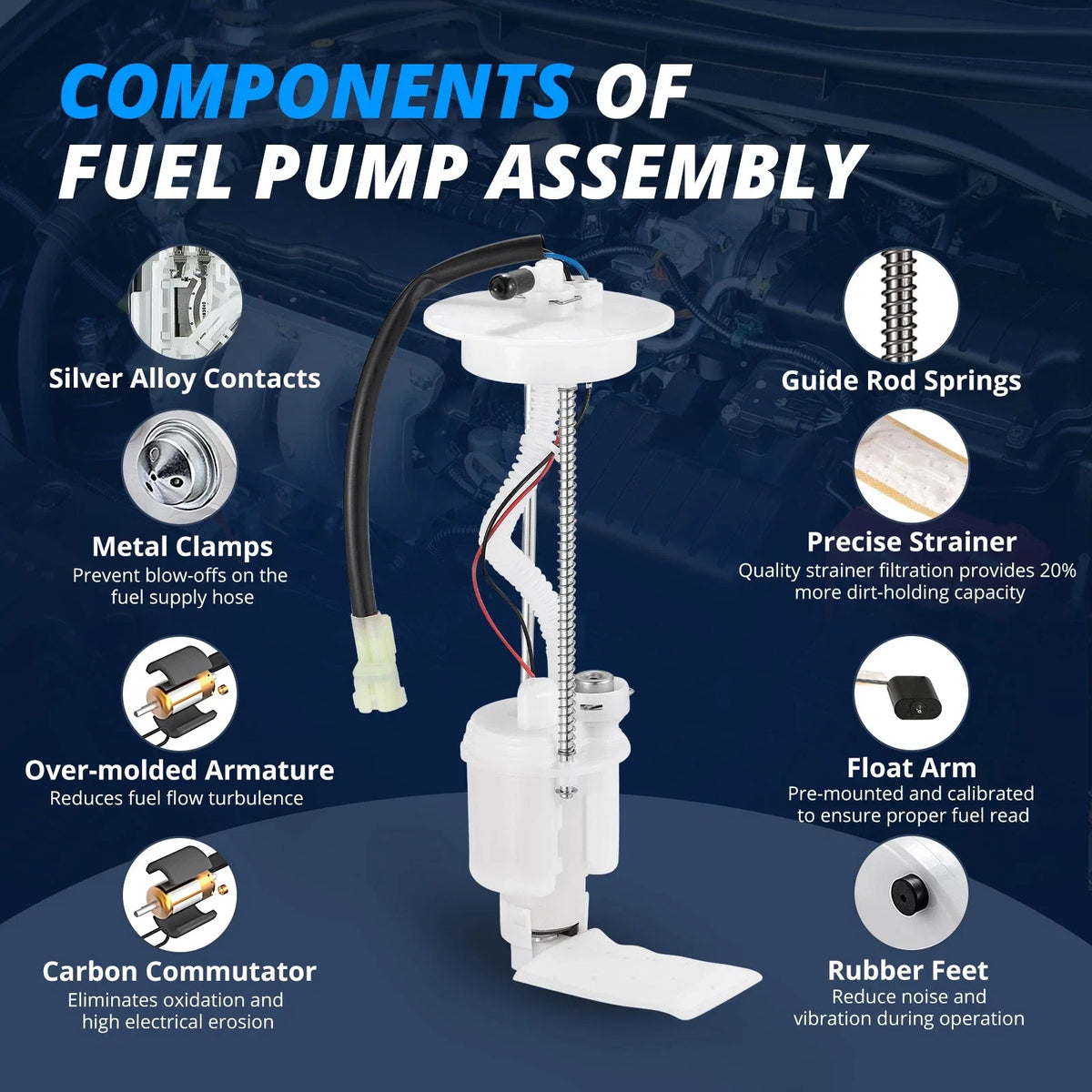 Fuel Pump Assembly with Sensor for CFMoto Z6/Z6-EX ZForce Sport (2014)