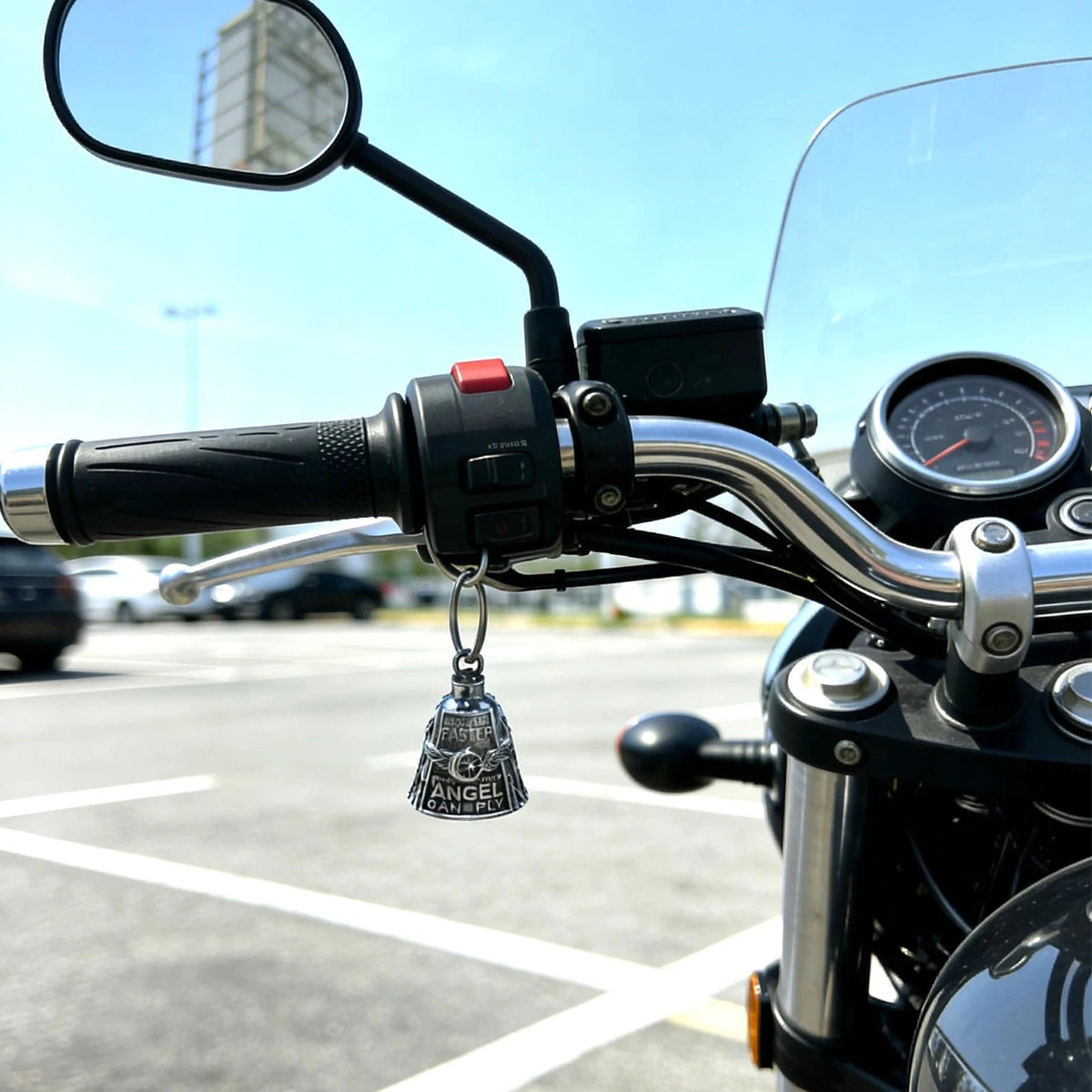Motorcycle Ride Bell for Bikers Guardian Angel