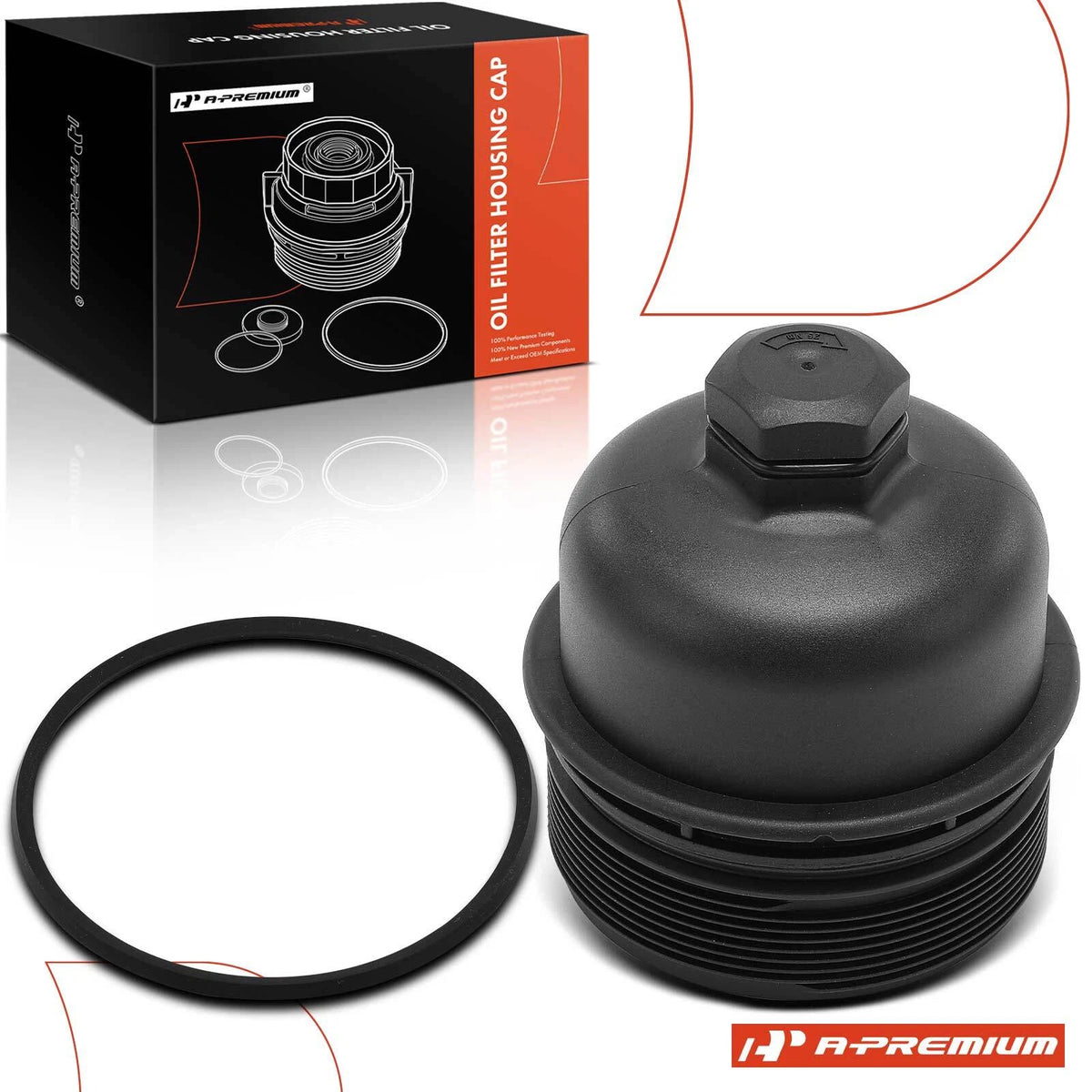 Engine Oil Filter Housing Cover Cap for Jeep Wrangler JK (2007–2018) 68032205AA