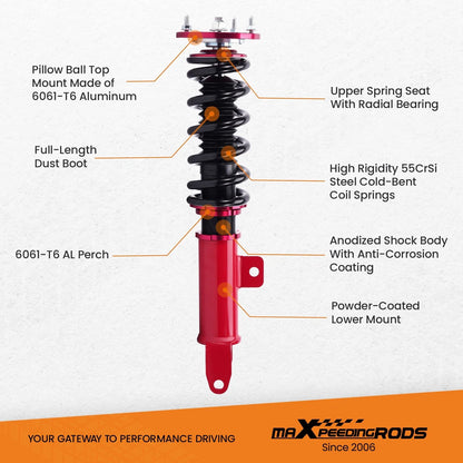 Adjustable Coilover Suspension Kit for Chrysler 300 Charger Challenger (2011–2022)