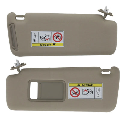 Beige Sun Visor Left Side for Toyota Lexus GX460 (2010–2023) 7432060D22A0