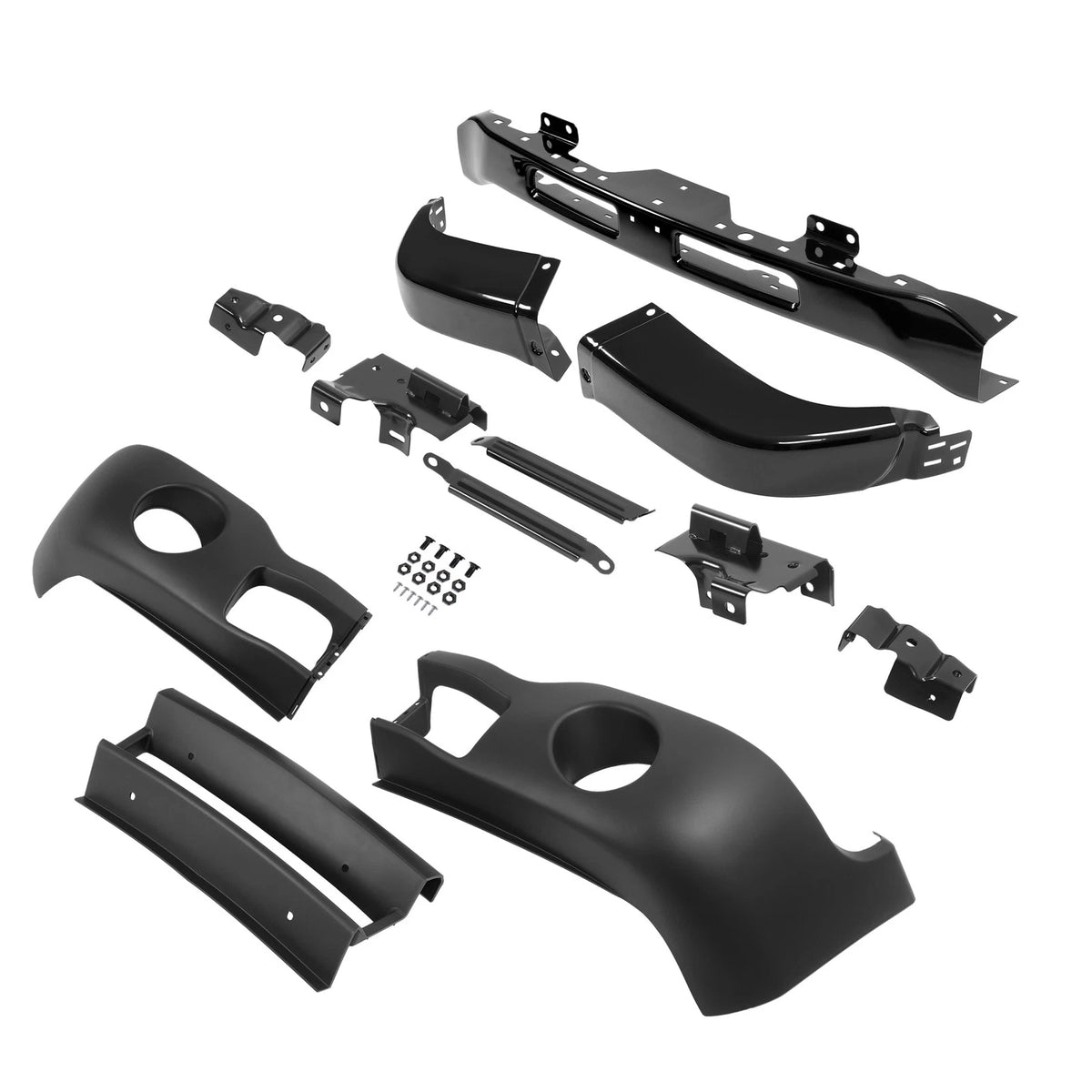 Front Bumper Kit with Mounting Brackets for GMC Sierra 1500-3500 (2003–2007)