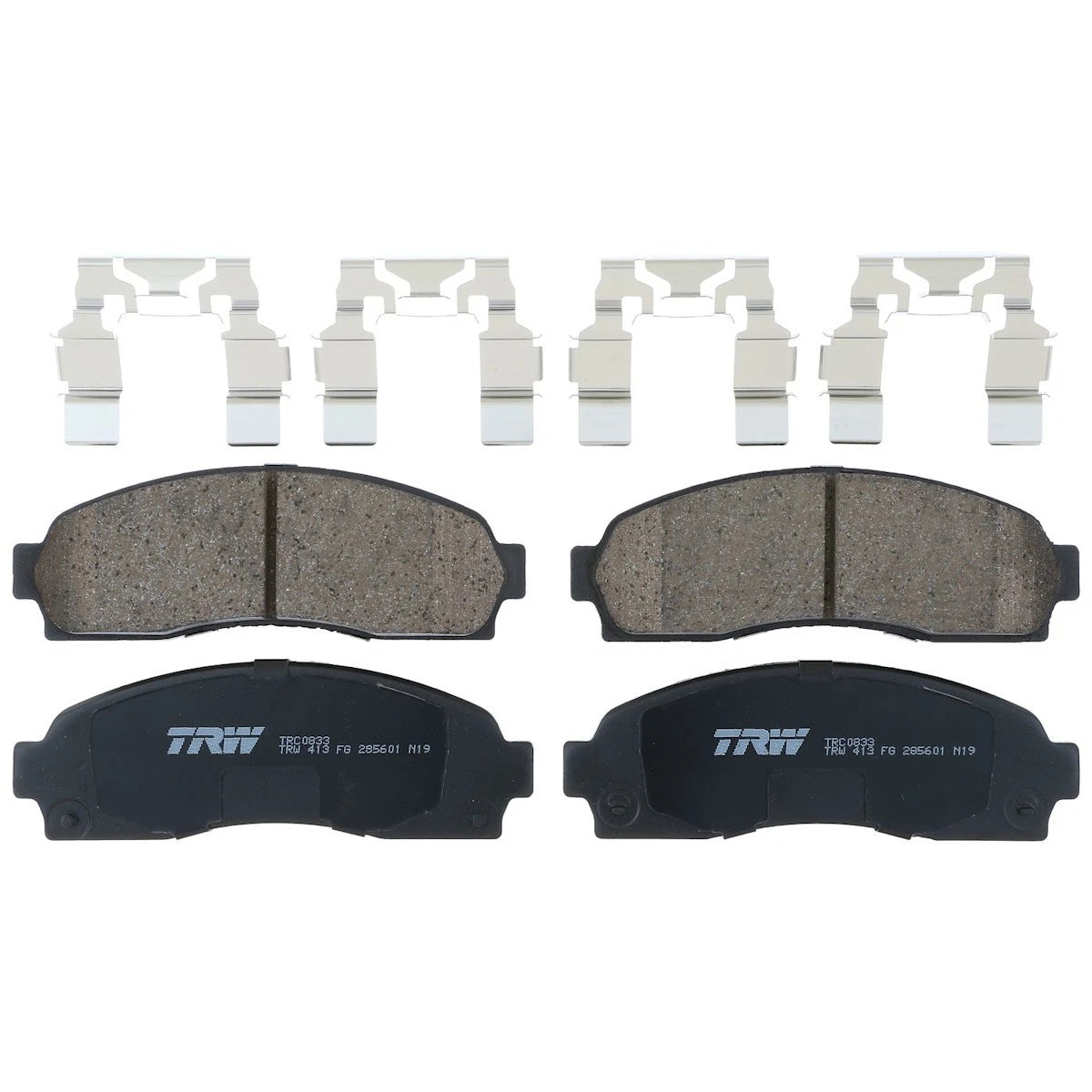 2X TRC0833 Brake Pad Set Front for Ford Explorer, Ranger (2001–2011)