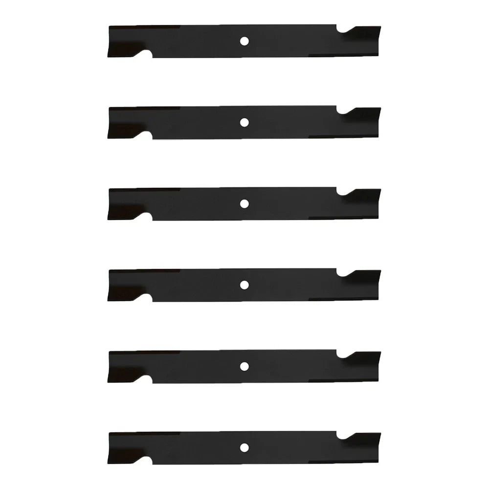 6X Notched High Lift Mower Blade for Gravely (Replaces 025124)