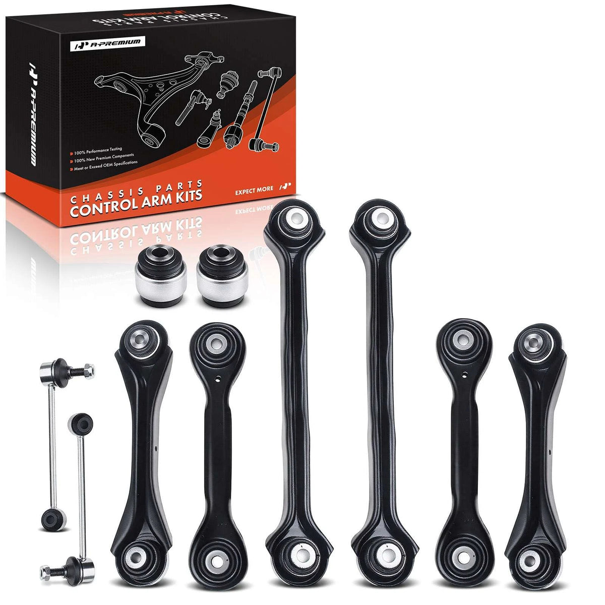 10X Rear Lower Control Arm Sway Bar Link for BMW 328i 2007–2013, 335i 2007–2014, 33326763473, 33326765425, 33326763471