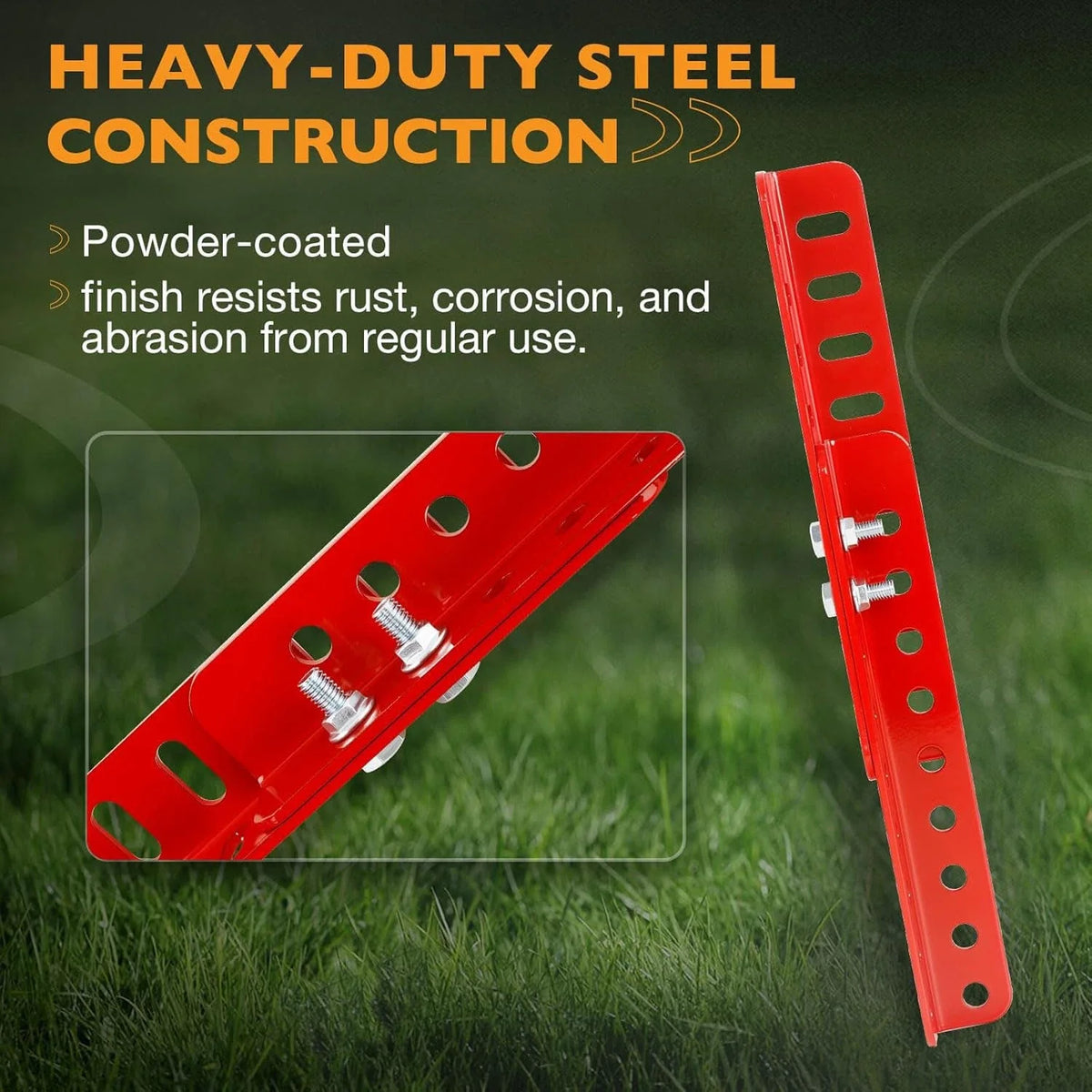 Mower Trimmer Rack Lockable for Most Walk-Behind & ZTR Mowers (Fits Most)