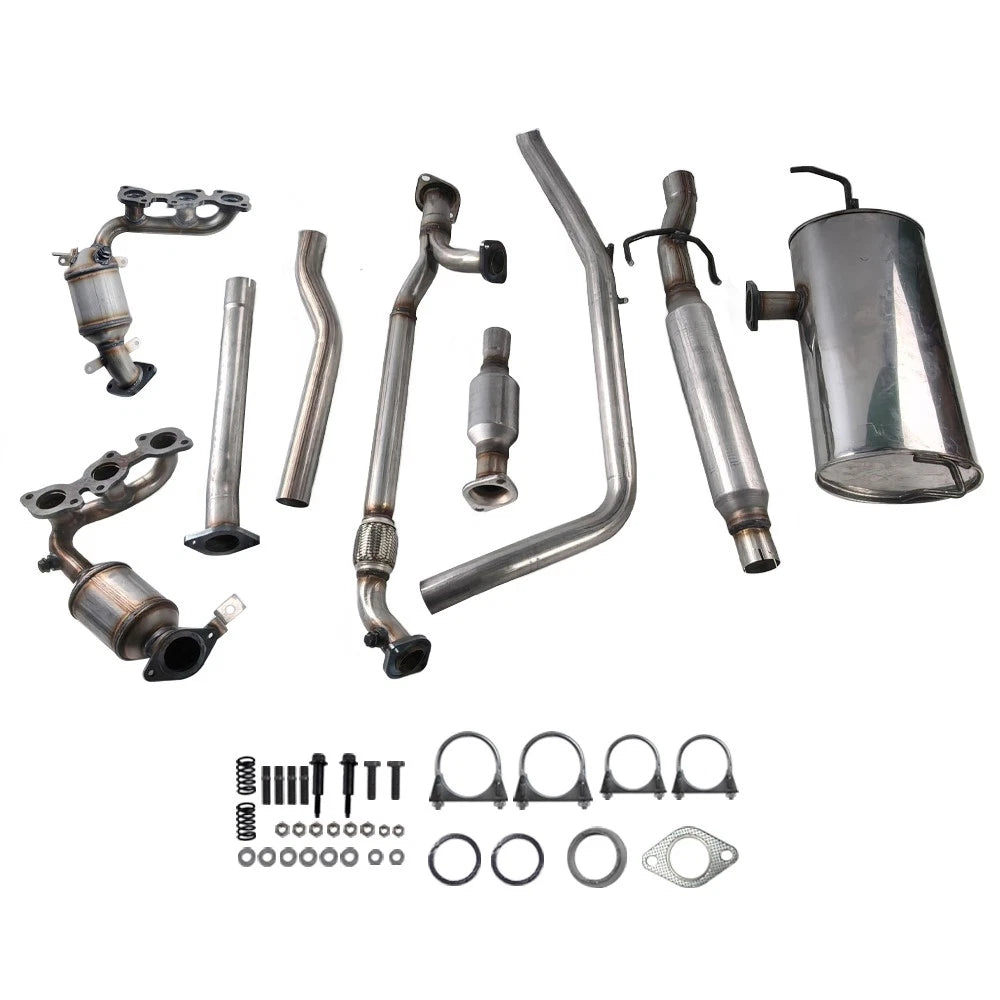 Complete Exhaust System for Toyota Sienna (2004–2006) 16392 16393 54614 16350 56166 53576 53575