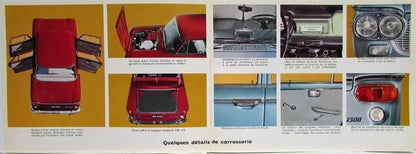 Sales Brochure for Fiat 1300 & 1500 (1962) - French Text