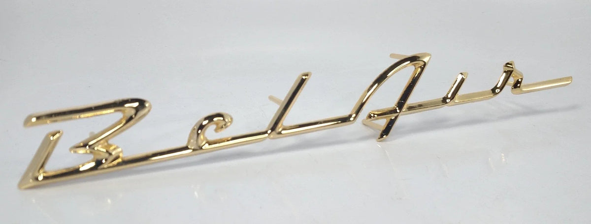 Quarter Panel Script Emblem Rear Side for 1957 Chevy Bel Air (1957–1957)