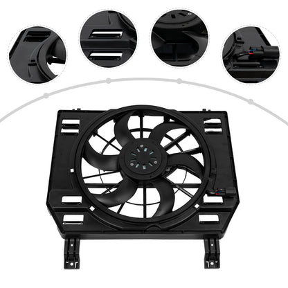 Engine Radiator Cooling Fan Assembly for Land Rover Range Rover (2013–2018) LR069901, LR084438