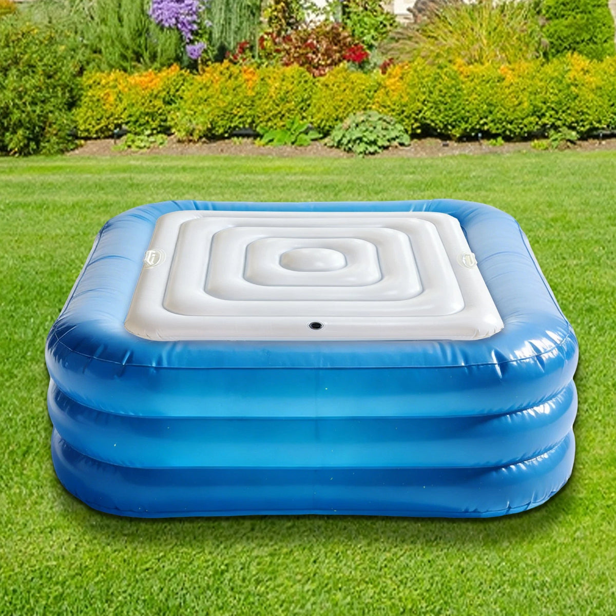 Inflatable Hot Tub Cover for Outdoor Spa (50.39in)