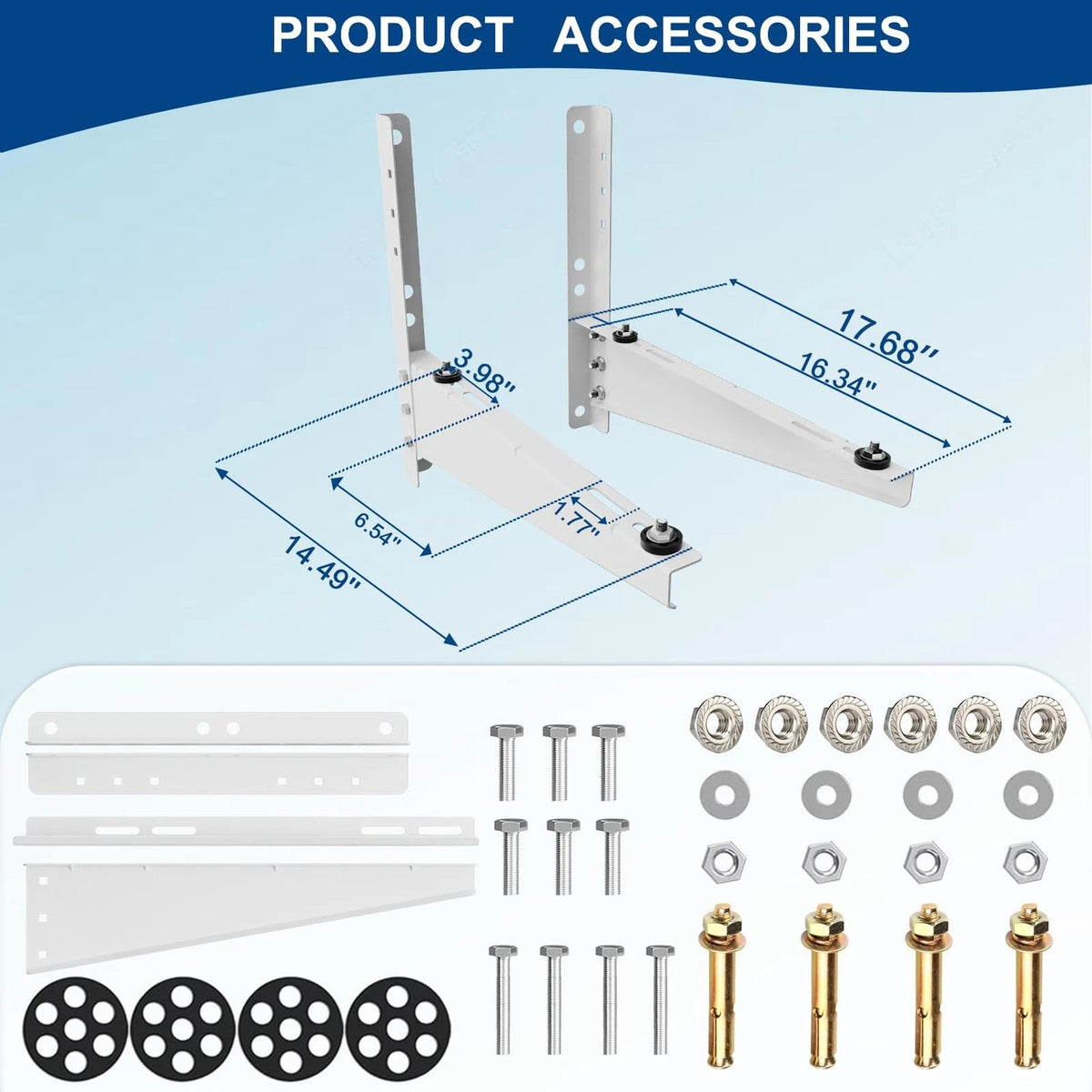 Wall Mounting Bracket for Mini Split (14.9" x 17.7")